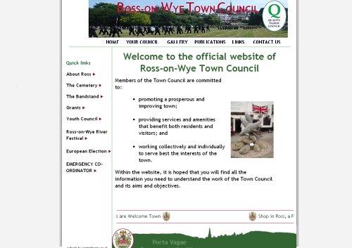 Ross Town Council screenshot